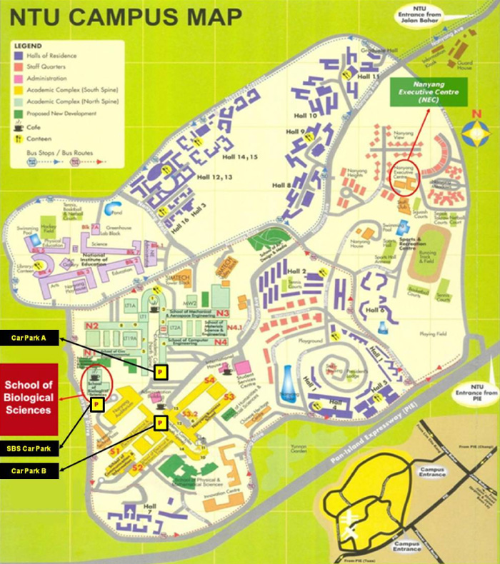NTU Campus Map.